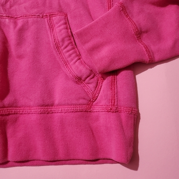 Hollister Pink Logo Hoodie Kangaroo Pocket - Picture 2 of 6